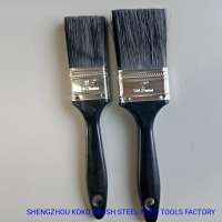 2PCS Set Synthetic Bristles Plastic Handle All Painting Jobs Paint Brush