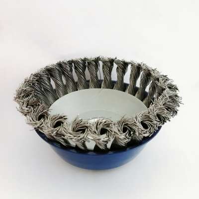 115mm Deyan Stainless Steel Wire Cup Brush for Grinding Polishing And Rust Removal